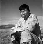 [Artist Iyola Kingwatsiuk, Kinngait, Nunavut]. [between 1956-1960]
