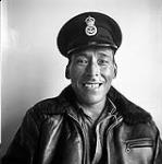 [Osuitok Ipeelee smiling, Kinngait, Nunavut]. 1960