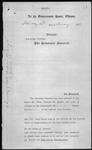 Capital Case - John Ireland before Justice Lamont, Saskatchawan, no interference - Min. Justice [Minister of Justice] 1915/01 1915-01-16