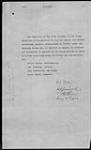 Police Constables A. Dorion, Jos. [Joseph] Theberge, Leon Robitaille, John Fims - Ernest Taschereau authorized to appoint - M. Justice [Minister of Justice] 1912/04/22 1912/04/24