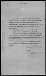 Rifle Range Port Dalhousie Ontario accepce [acceptance] tender of John Lowrey at $5420 - Min. Mil. and Def. [Minister of Militia and Defence] 1912/07/15 1912/07/16