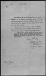 Dismissal Lemuel Bent Sub collector, Customs Oxford under Amherst Nova Scotia - Min. Customs [Minister of Customs] 1912/07/24 1912/07/25