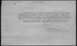 Police Constables Ernest Taschereau of Quebec to appt [appoint] E. Carrignan and M. Couture - Min. Justice [Minister of Justice] 1912/10/18 1912/10/22