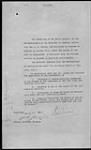 Dismissal J.M. Crispo Sub Colr [Sub Collector] Customs, Harbour au Bouche, Nova Scotia - Min. Customs [Minister of Customs] 1912/10/25 1912/10/29