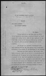 Dominion Lands granted La Corporation Episcopale Cath. [Catholique] Romaine de Prince Albert for a Church - Min. Int. [Minister of the Interior] 1913/02/15 1913/02/17