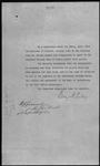Resignation Geo. [George] Romans Domn [Dominion] Savings Bank Agent, Acadia Mines, Nova Scotia and Transfer Bank to P.O. Dept [Post Office Department] - Min. Fin. [Minister of Finance] 1913/04/04 1913/04/07