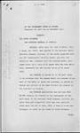 Carillon Canal - Consent to transfer by the National Hydro Electric Co. [Company] to the National Trust Co. [Company] of lease of lands and water power Canal and Dam - Min. R. and C. [Minister of Railways and Canals] 1915/12/13 1915-12-13