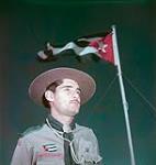 Jesus Sobrado y Herrer, District Commissioner for Havana, who headed the 15 man Cuban contingent to Canada's first National Boy Scout Jamboree . July 1949