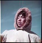 Inuit boy at Ivujivik, Quebec  July 1951.