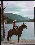 A cowboy of the S. Half Diamond Dude Ranch at Skookumchuck, B.C.  [Between 1948 and 1952].
