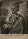 Cunne Shote, the Indian Chief, a Great Warrior of the Cherokee Nation [also known as Cumnacatogue or Kanagagota]. ca. 1763.