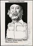 Portrait of General Manuel Antonio Noriega. April 25, 1988