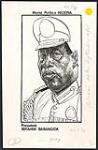 Portrait of Ibrahim Babangida. September 16, 1985