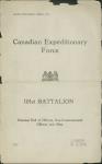 Canadian Expeditionary Force - 101st Battalion - Nominal Roll of Officers, Non-Commissioned Officers and Men 1915-1917