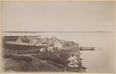 Vue d'Osnaburgh House sur les rives du lac St-Joseph (Ontario) 1886.