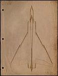 Sketch of Avro Arrow  [graphic: art] October 1958.