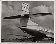 View of tail section of C-102 Jetliner  [graphic material] ca. 1949-1952.