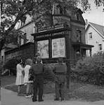 La bibliothèque Boys & Girls House à Toronto. 1958