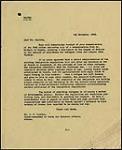 Letter to Dr O.D. Skelton   November 6, 1933.