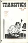 Front cover of the September - October 1957 issue of Transition magazine [textual record] 1957.