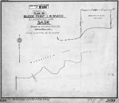Treaty 5. Plan of Budds Point I.R. No. 20D at Cumberland Lake, Sask. Surveyed by G.H. Herriot, D.L.S., 1926. [Additions 1930/Additions en 1930]