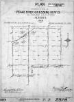 Plan of subdivision of Peace River Crossing I.R. No. 151, in Tp. 82, Rge. 24, W. 5th. Mer., Alberta, 1929. Surveyed by W.E. Zinkan, D.L.S....  [2 copies/2 exemplaires]