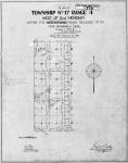 Plan of Township No. 17, Range 4, West of 2nd Meridian, within the Kakeewistahaw Indian Reserve No. 72 near Broadview, Sask. Surveyed in 1907 by J. Lestock Reid, D.L.S.... [2 copies/2 exemplaires]