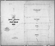 Treaty No. 4. Plan of Indian Reserves at the File Hills, N.W.T. Surveyed by A.P. Patrick & J.C. Nelson, Dominion Land Surveyors. John C. Nelson, Surveyor in charge I.R. Surveys. [Additions to 1889/Additions jusqu'en 1889]