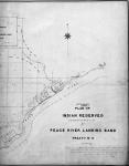 Plan of Indian Reserves No. 151, 151A, 151B, 151C, 151D, 151E, 151F and 151G for Peace River Landing band. Treaty No. 8. Surveyed by J. Lestock Reid, D.L.S., 1905. [Additions to 1928/Additions jusqu'en 1928]
