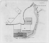 [Deux croquis montrant un terrain du côté nord du lot no 38 donné à Charles Nelson en échange d'une terre qu'il possédait dans la réserve Cheam. Levé effectué par Williams S. Jemmett.]
