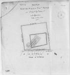 Sketch showing claim of Edwd. Thomas in Parish of St. Peters, Man. L.T.G., 14/11/88.