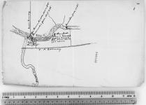 [Plan showing the position of the Kananaskis Falls on the Bow River, at the mouth of the Kananaskis River.]