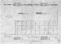 [Saskatchewan. Plans of Township 17, Range 3 and Township 17, Range 4, West of the Second Meridian, including Ochapowace Reserve No. 71 and part of Kahkewistahaw Reserve No. 72./Saskatchewan. Plans des cantons no 17, rang no 3, et no 17, rang no 4 à l'ouest du deuxième méridien, incluant la réserve Ochapowace no 71 et une partie de la réserve Kahkewistahaw no 72.] Department of the Interior, Ottawa...December 1919.
