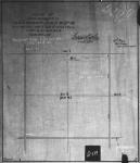 Plan of Indian graveyard on N.E.  1/4 Sec. 6, Tp. 10, R. 5, W. 2nd M., from field notes filed in Dept. of Indian Affairs in 1901 by J.L. Reid, D.L.S. Pheasant Rump & Ocean-Man I.R.'s 68 & 69.... [Additions 1905/Additions en 1905]