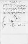 [Sketch showing the piece of land applied for by Edward Marriner, being a part of Section 12, Range 2, on the Cowichan Reserve.]