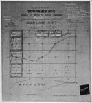 Plan of part of Township No. 5, Range 11, West of First Meridian, Manitoba, showing the surrendered portion of Swan Lake I.R. No. 7. Surveyed by J.L. Reid, D.L.S., 1908.... [Additions to 1952/Additions jusqu'en 1952]