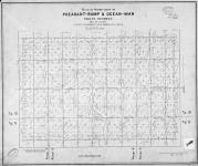 Plan of subdivision of Pheasant-Rump & Ocean-Man Indian Reserve (Nos. 68 and 69), situated in Townships 9 & 10, Ranges 5, 6 & 7, W. 2 M., Saskatchewan. Surveyed by J. Lestock Reid, D.L.S., May - July 1901. A.S., Jan. 1902....