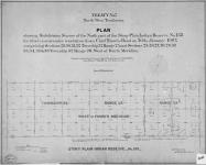 Treaty No. 6, North West Territories. Plan showing subdivision survey of the north part of the Stony Plain Indian Reserve No. 135, for which a surrender was taken from Chief Enoch's band on 20th January, 1902, comprising Sections 29, 30, 31, 32, Township 52, Range 25, and Sections 25, 26, 27, 28, 29, 32, 33, 34, 35, & 36, Township 52, Range 26, West of Fourth Meridian. Surveyed under instructions from the Superintendent General of Indian Affairs, dated Ottawa, 7th May, 1902, by A.W. Ponton, D.L.S.... [2 copies/2 exemplaires]