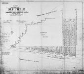 Plan of the townplot of Duffield in Secs. 26, 27, 34 & 35, Tp. 52, Rge. 3 W. 5 M., Wabamun Indian Reserve No. 133A, Alberta. Surveyed by J.K. McLean, D.L.S., 1911....Traced, F.T.S.... [2 copies/2 exemplaires]