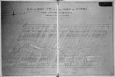 Plan of river lots in the Parish of St.  Peter, St. Peters Indian Reserve, Province of Manitoba, showing the subdivisions surveyed by J.K. McLean, D.L.S. 1908.... [Additions 1964/Additions en 1964]