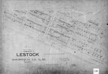 Treaty No. 4. Plan of part of the town-plot of Mostyn [corrected to/corrigé pour] Lestock in the Muscowequan [corrected to/corrigé pour] Muskowekwan I.R. No. 85, Sask. Surveyed by J. Lestock Reid, D.L.S., 1910....  [2 copies/2 exemplaires]