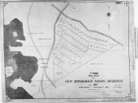 Plan of New Songhees Indian Reserve of 1911. Esquimalt District, B.C. Surveyed by J.H.  [illegible/illisible] McGregor, B.C.L.S., April 29, 1911. [Additions 1932/Additions en 1932]