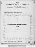 Plan of Assiniboine Indian Reserve No. 76. Treaty No. 4. Township 15 & 16, Range 11 & 12, West 2nd M. J. Lestock Reid, D.L.S., August-Sept. 1901. [Additions to 1952/Additions jusqu'en 1952]