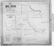 Treaty 6. Plan of Big Head Indian Reserve No. 124 situate at Lac des Iles for the Indians of the Cree band. Surveyed by I.J. Steele, D.L.S., 1912 and Donald F. Robertson, D.L.S., 1915.... [Additions to 1919/Additions jusqu'en 1919]