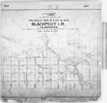 Plan of parts of Tps. 20 & 21, Rgs. 19 & 20, W. 4 M., Blackfoot I.R., Alberta. Surrendered for lease 1918. Surveyed by W.R. White, D.L.S., May 1918....