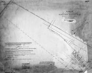 Plan of Lots A, B, and C at Brocket, Peigan Indian Reserve - No. 147. Surveyed by J.E. Woods, A. & D.L.S....