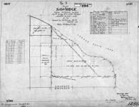 Tr. 8. Plan of Sawridge Indian Reserve No. 150H in Tp. 73, Range 6, W. of 5th Meridian, Lesser Slave Lake, Alta. Surveyed by J.K. McLean, D.L.S., September 1912.... [Additions to 1914/Additions jusqu'en 1914]