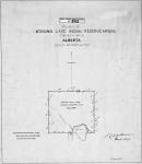 Plan of Utikuma Indian Reserve No. 155B. Treaty No. 8, Alberta. J. Lestock Reid, D.L.S., March 1909.