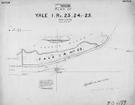 Plan of Yale I.Rs. 23, 24, and 25....Alfred M. Johnson, D.L.S., B.C.L.S.... [Additions 1915/Additions en 1915]