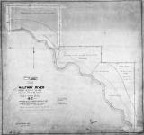 Tr. 8. Fort St. John Agency. Plan of Halfway River Indian Reserve No. 168 for Hudson Hope band, situate in Tps. 85, 86 and 87, Ranges 25 and 26, W. of the 6th M., Peace River Block, B.C. Surveyed by...Donald F. Robertson, D.L.S., 22nd Aug., 1914. [Additions to 1952/Additions jusqu'en 1952]
